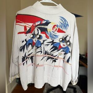 VTG Blowout LA 80s air women’s blouse / medium?